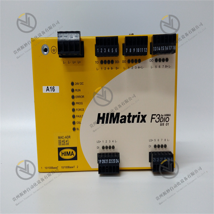 HIMA F3 DIO 8/8 01 安全相关控制器