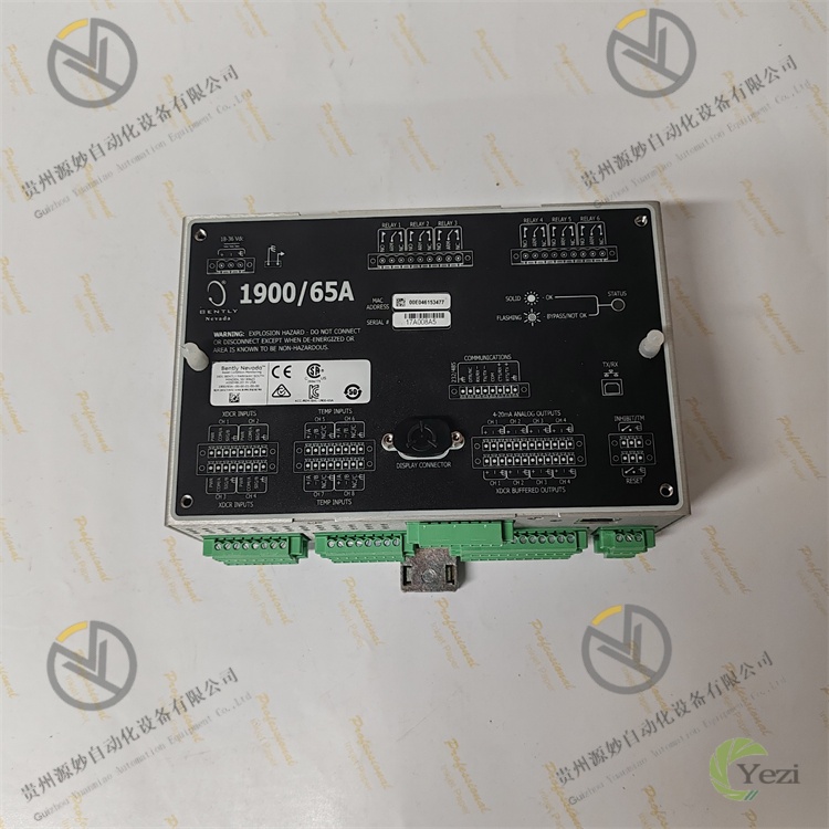 BENTLY 1900/65A-00-00-01-00-00 设备监测模块